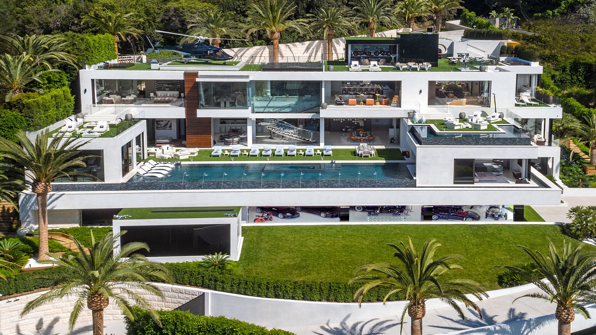 For 188 million you could live in this bel air mansion fully stocked with wine candy and luxury cars