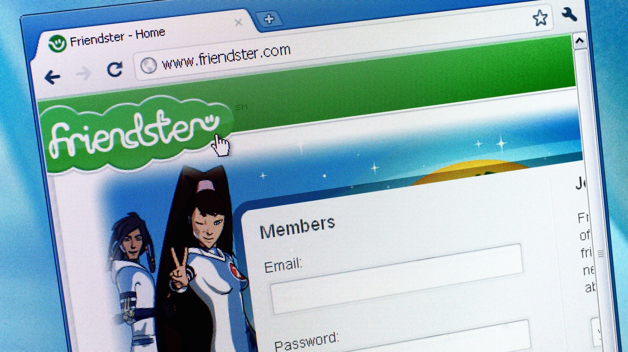 Friendster website old The Archive
