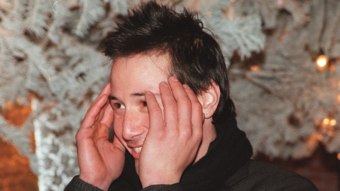 Keanu Reeves moments after discovering he will never be able to remove Babes in Toyland from YouTube.