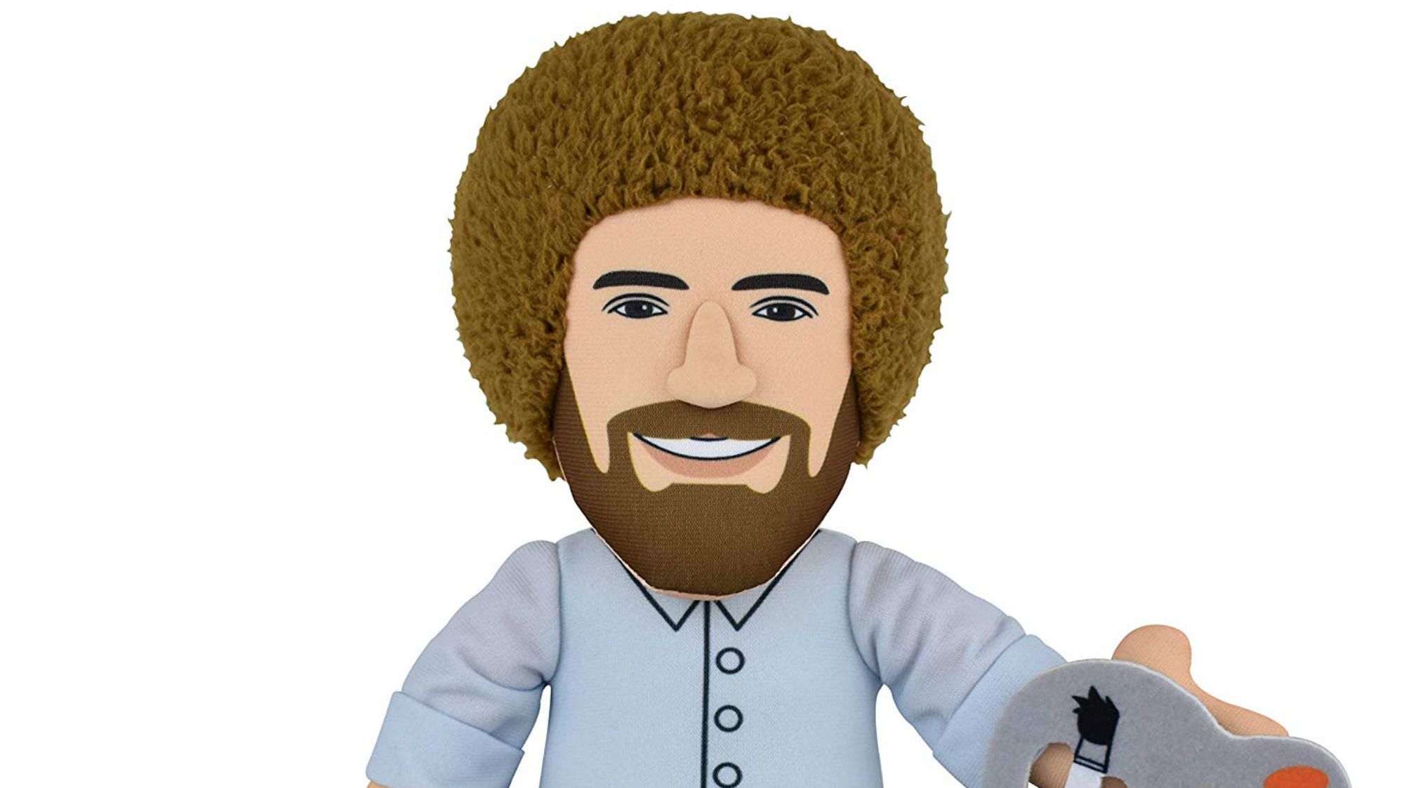Happy Little Squeeze: Cuddle Up With This Bob Ross Plush