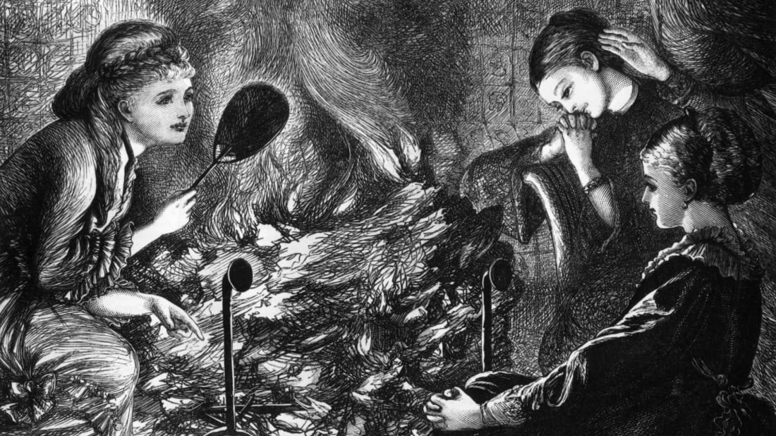 Victorians saw Halloween as a time to worry about marriage. And bake cakes with needles in them.