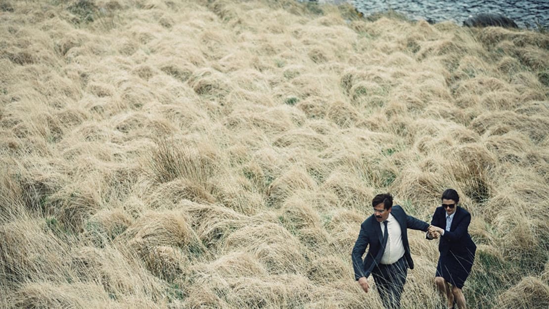 Colin Farrell and Rachel Weisz in The Lobster (2015).