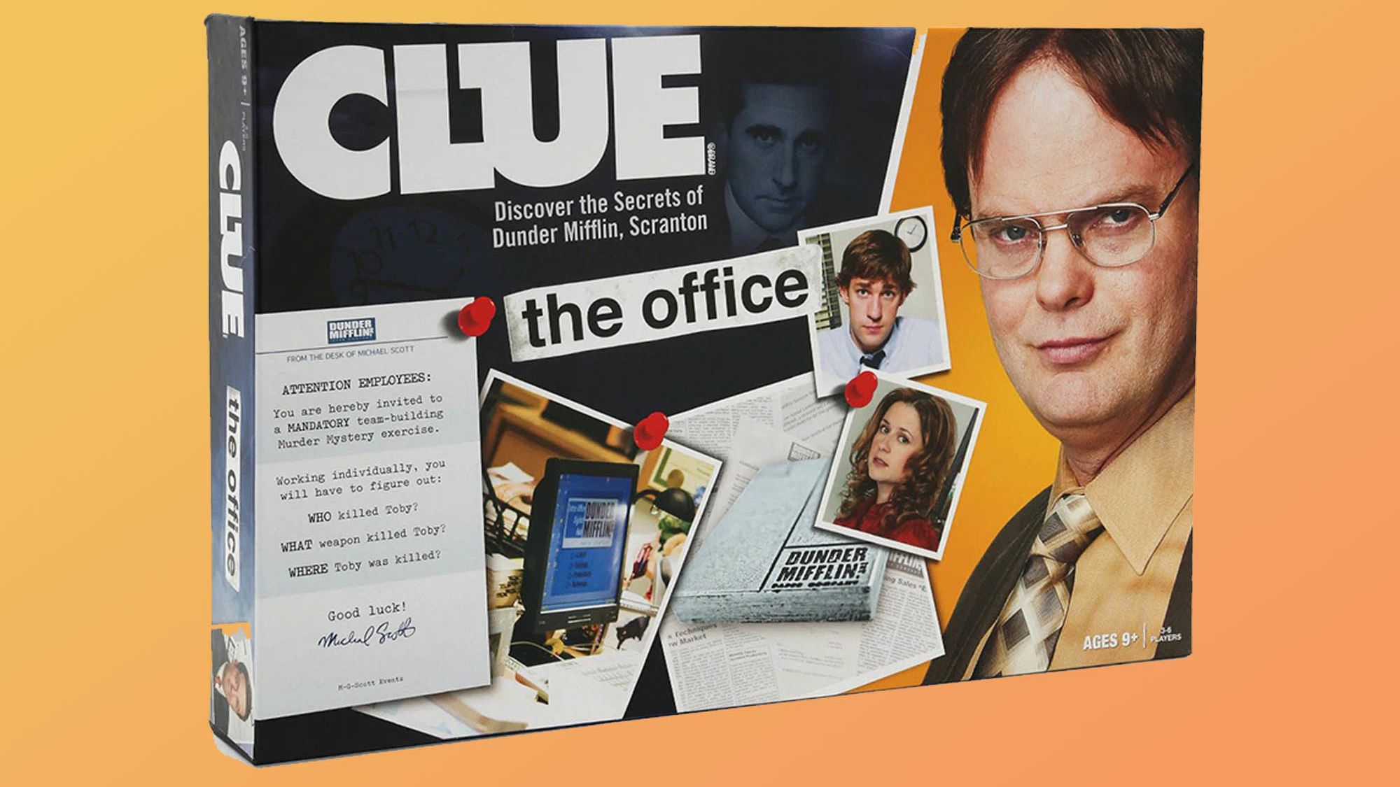 This New The Office-Themed Clue Board Game Lets You Solve the Murder of Toby Flenderson