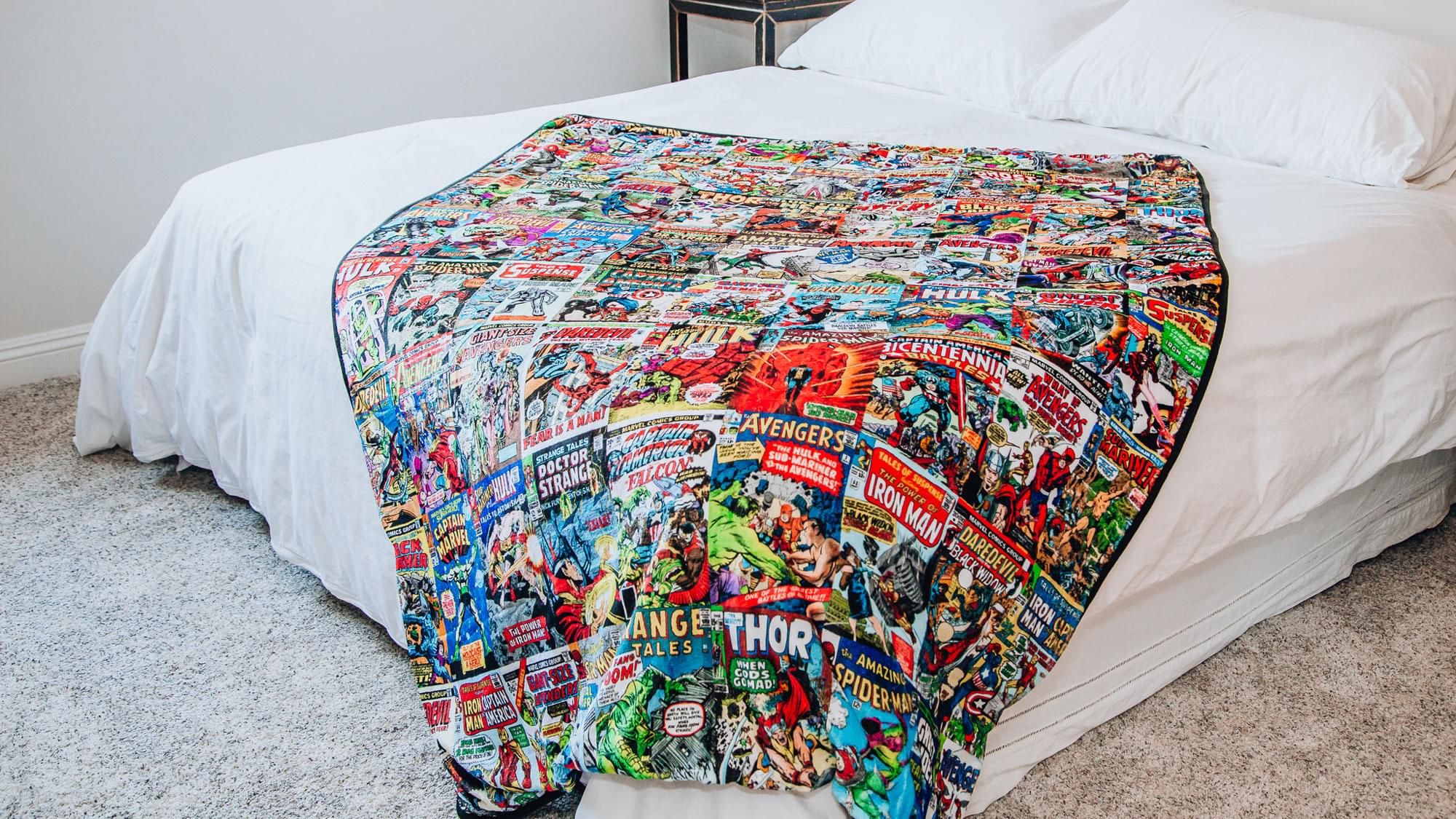Marvel Throw Blanket Features 72 Retro Comic Book Covers Mental Floss