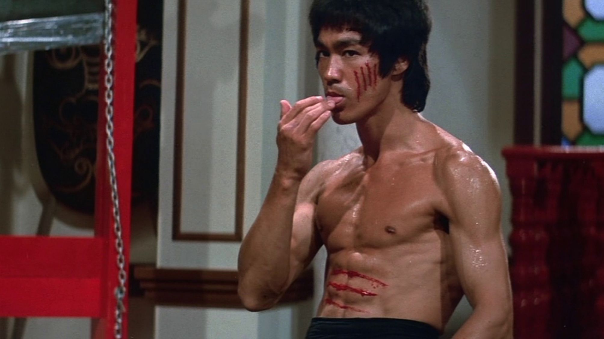 enter the dragon first fight