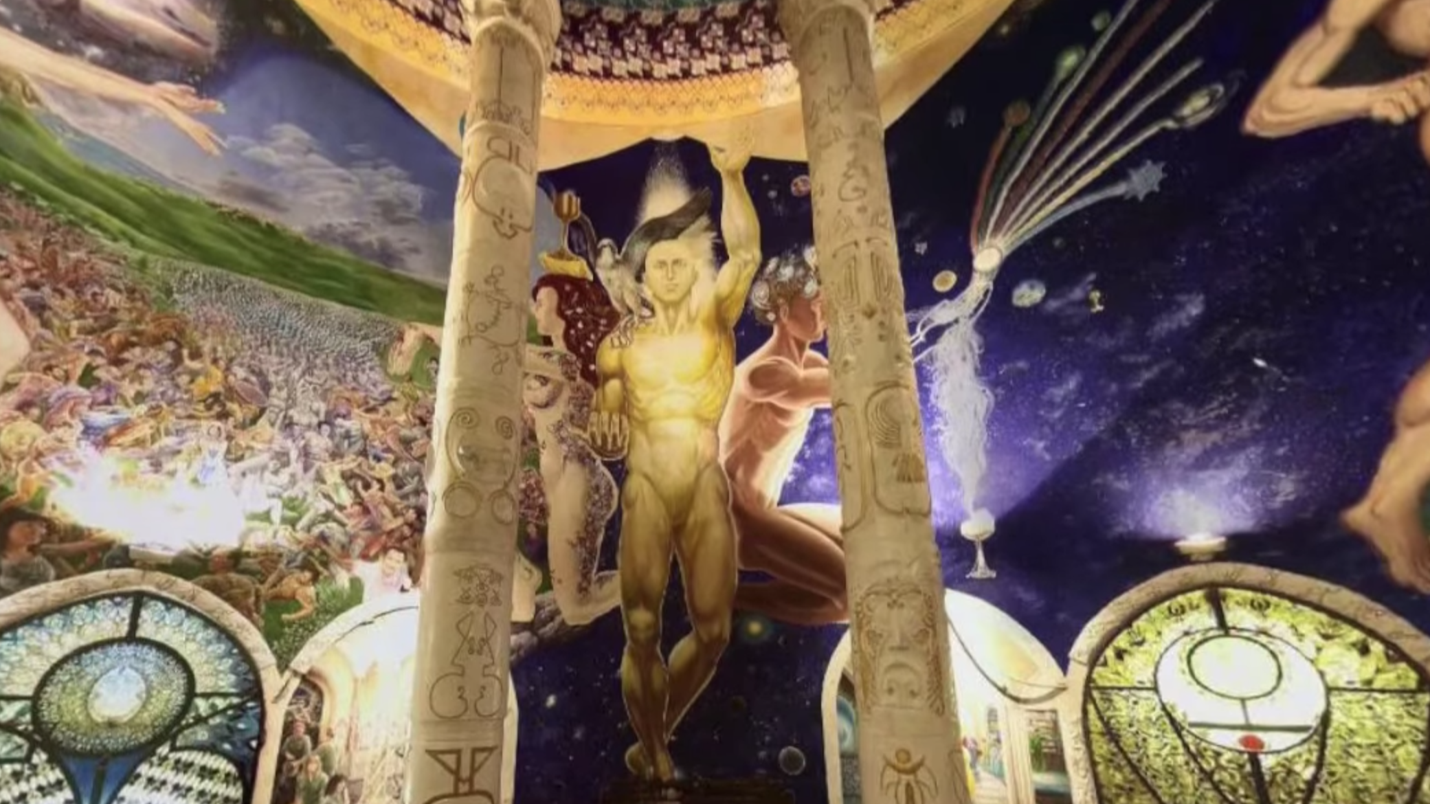 The New Age Temple Under The Foothills Of The Italian Alps