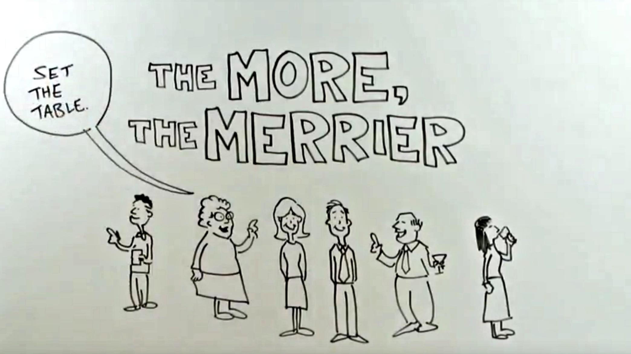 The Weird Syntax Of The More The Merrier Video Mental Floss
