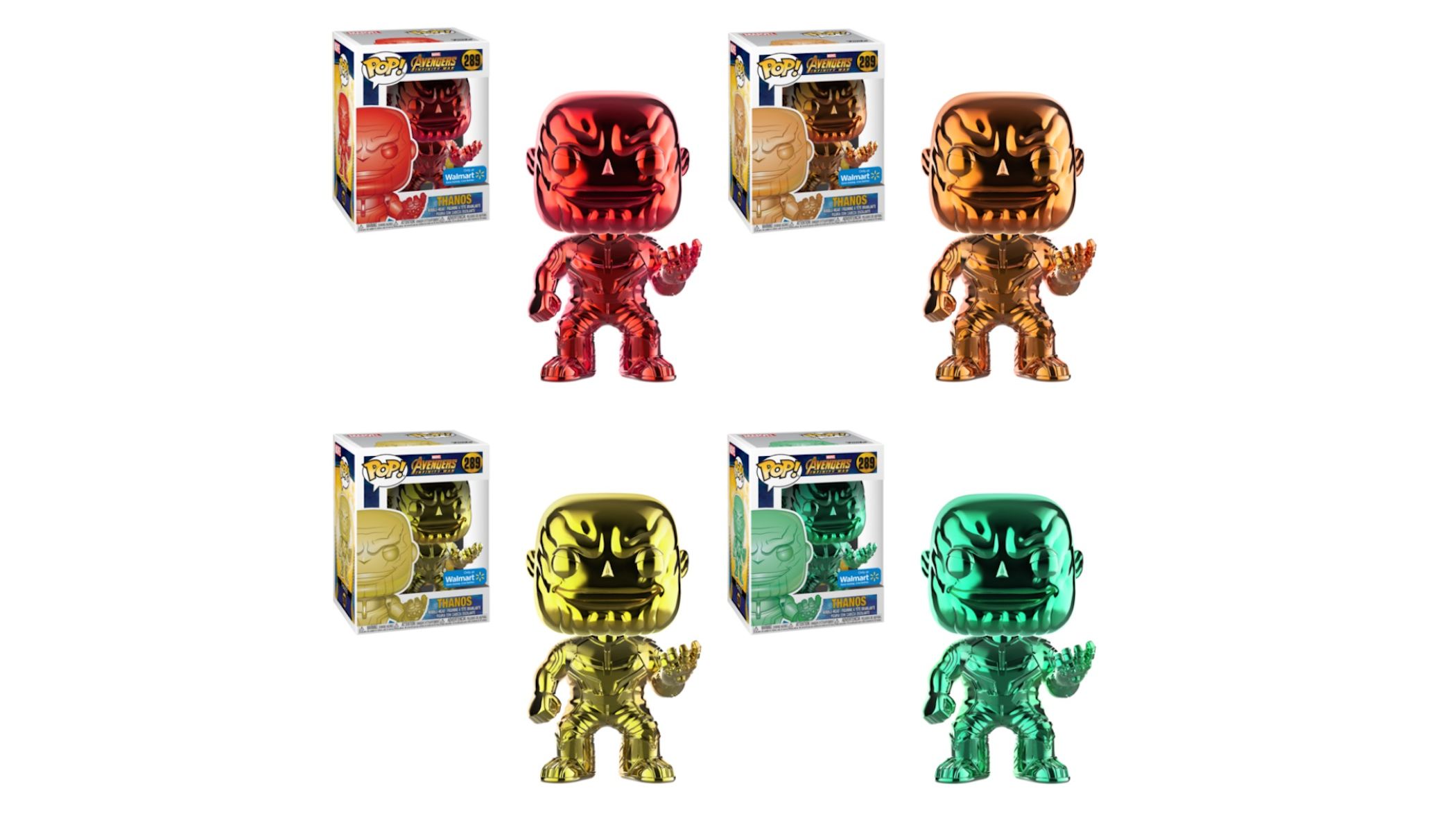 chrome thanos funko pop walmart