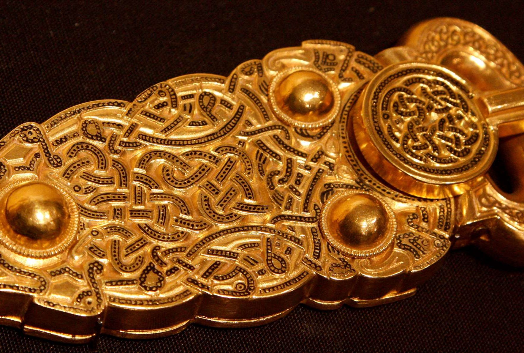 Ancient Purse Lid from Sutton Hoo Ship-Burial