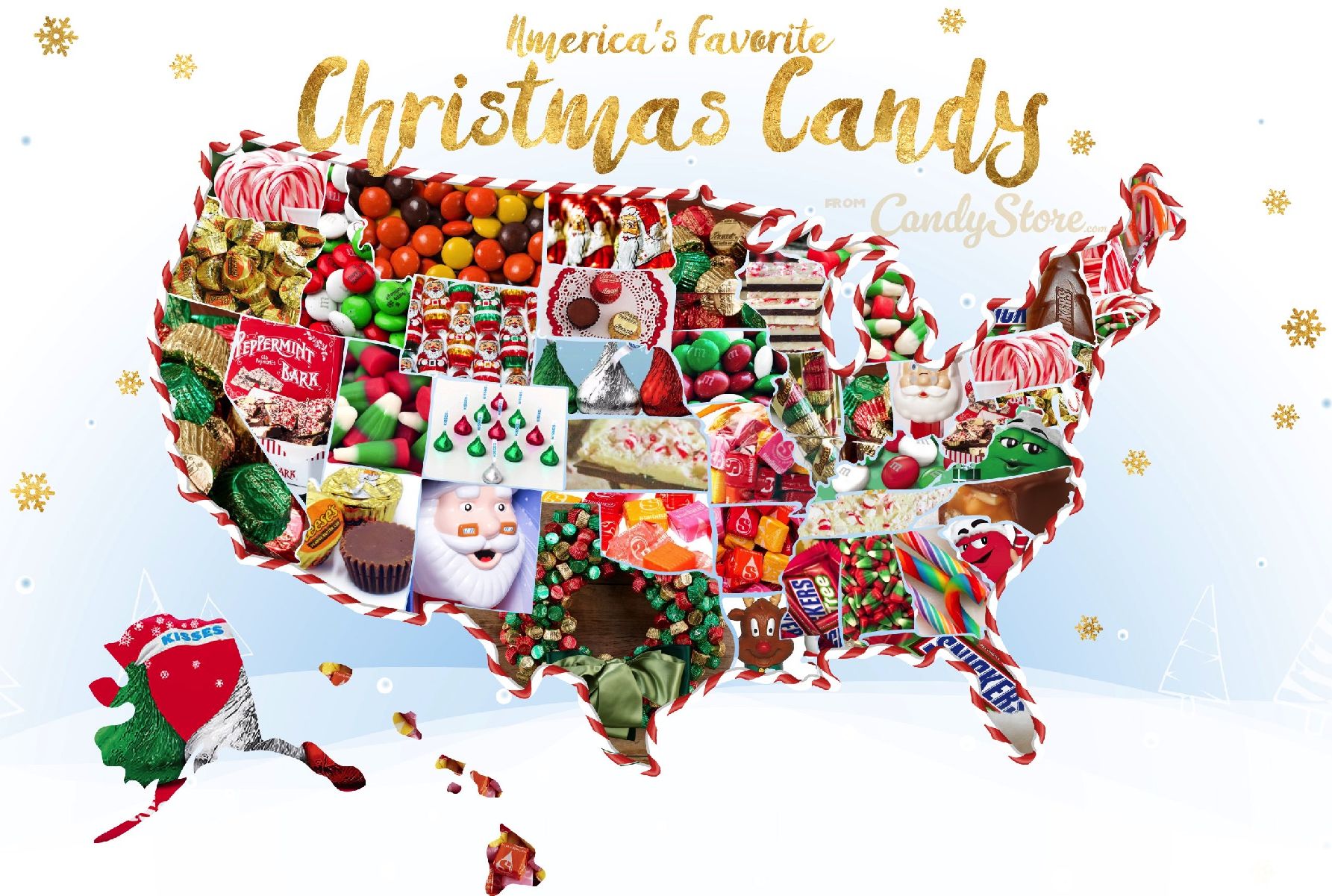 The Most Popular Christmas Candy In Each State Mental Floss