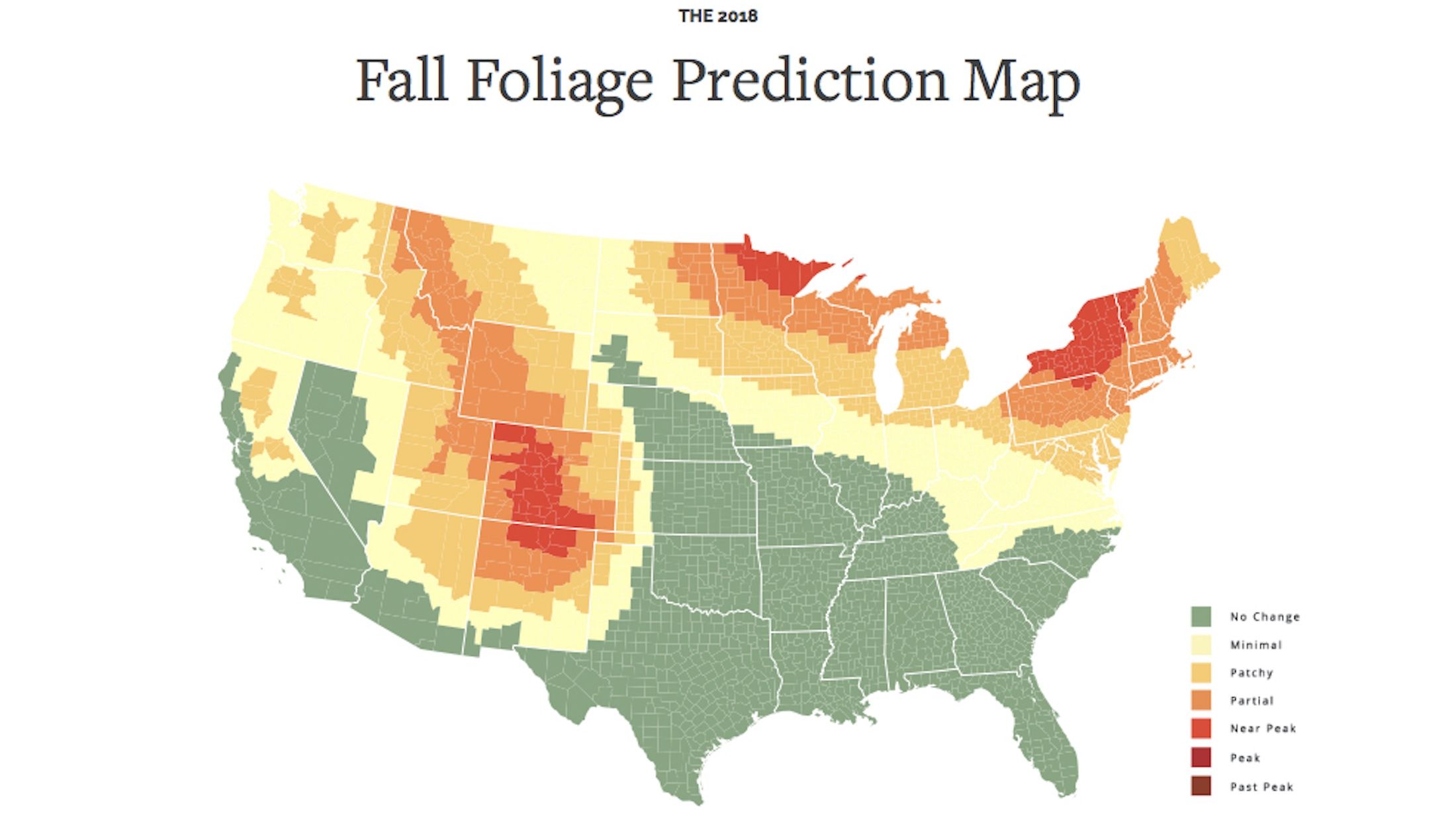 Start Planning for Fall Now With This Interactive Foliage Map | Mental ...