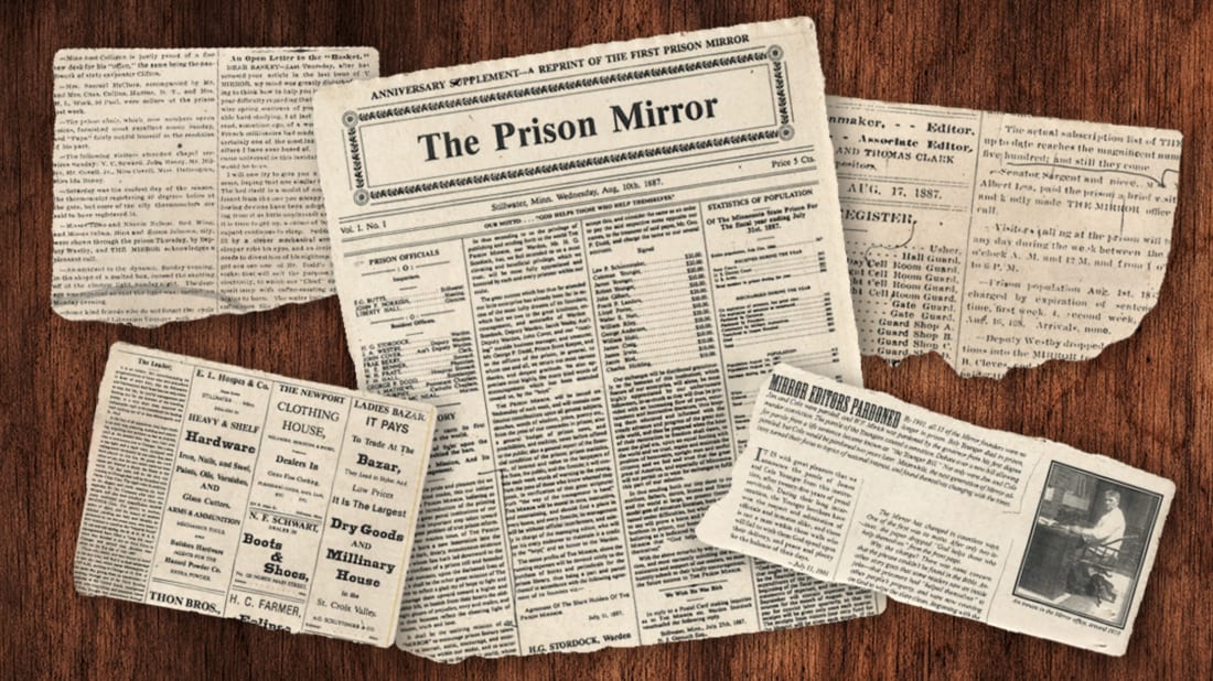 Photo illustration by Lucy Quintanilla, Mental Floss. Newspaper clippings: Washington County Historical Society. Images: iStock