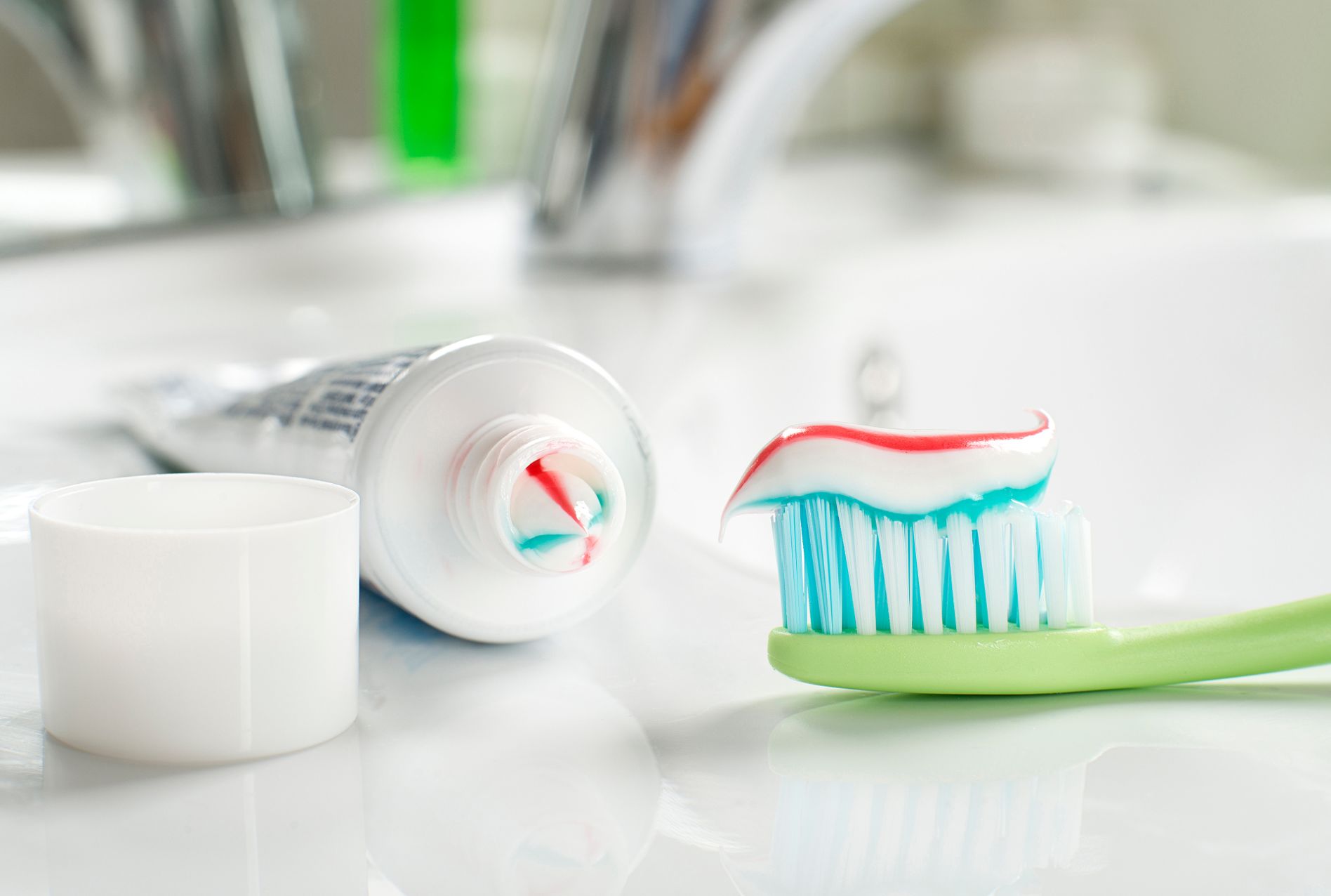 no toothpaste toothbrush