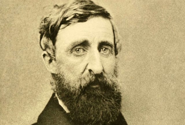 Henry David Thoreau.