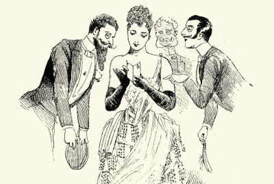 "Would you be so kind as to pencil me in for a polka?"