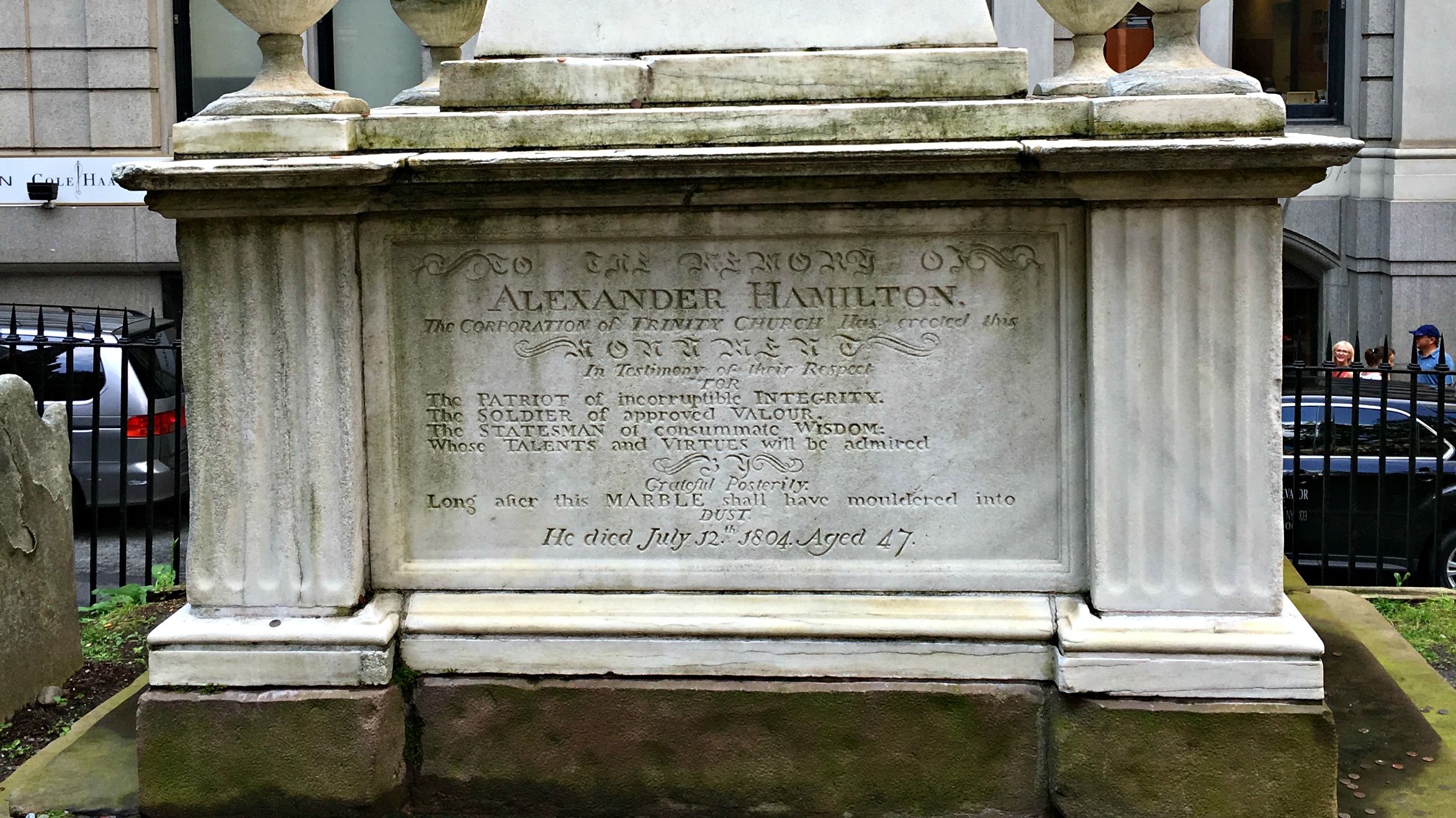 Grave Sightings Alexander Hamilton Mental Floss