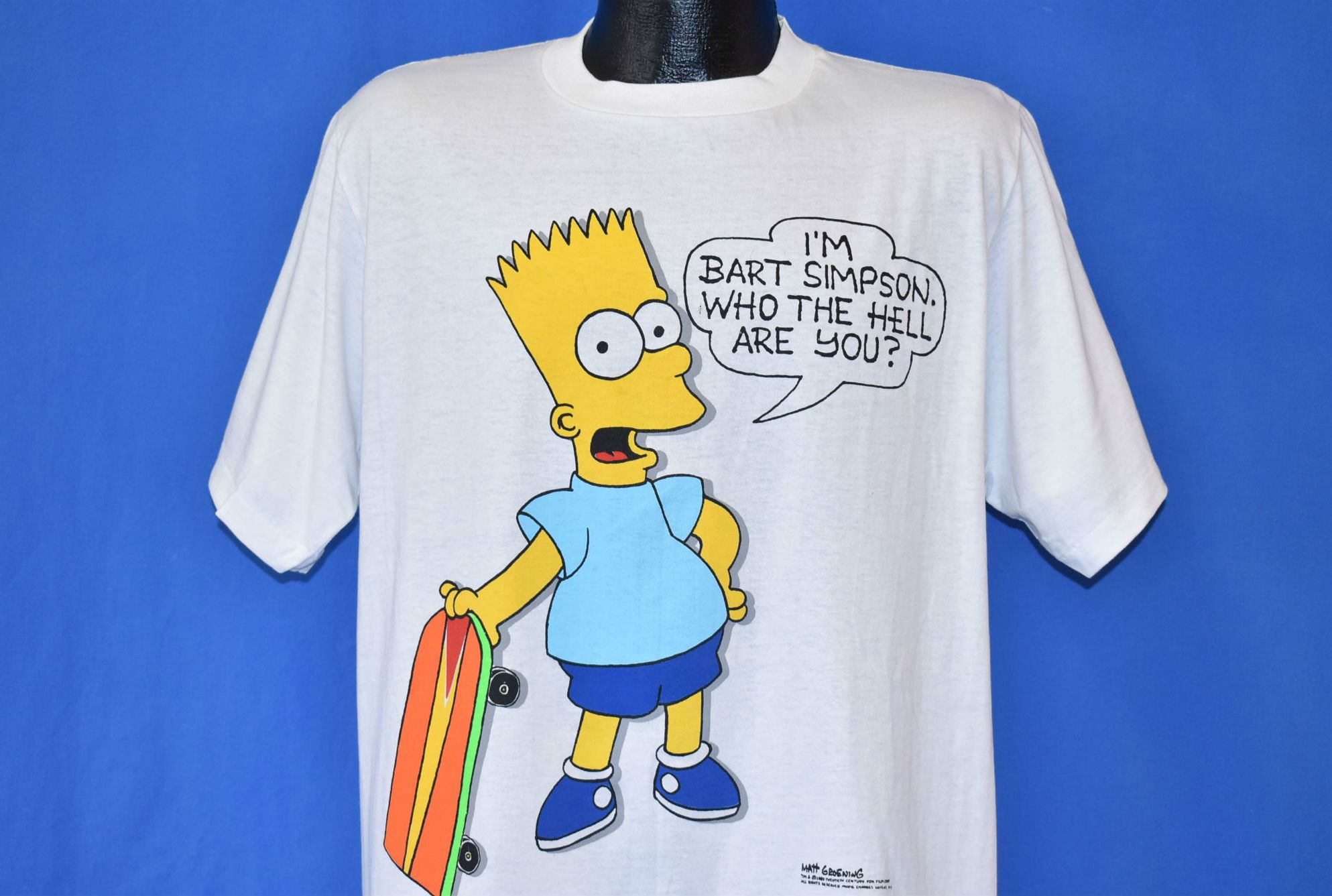The Great Bart Simpson T Shirt School Ban Of 1990 Mental Floss - bad 25 t shirt roblox