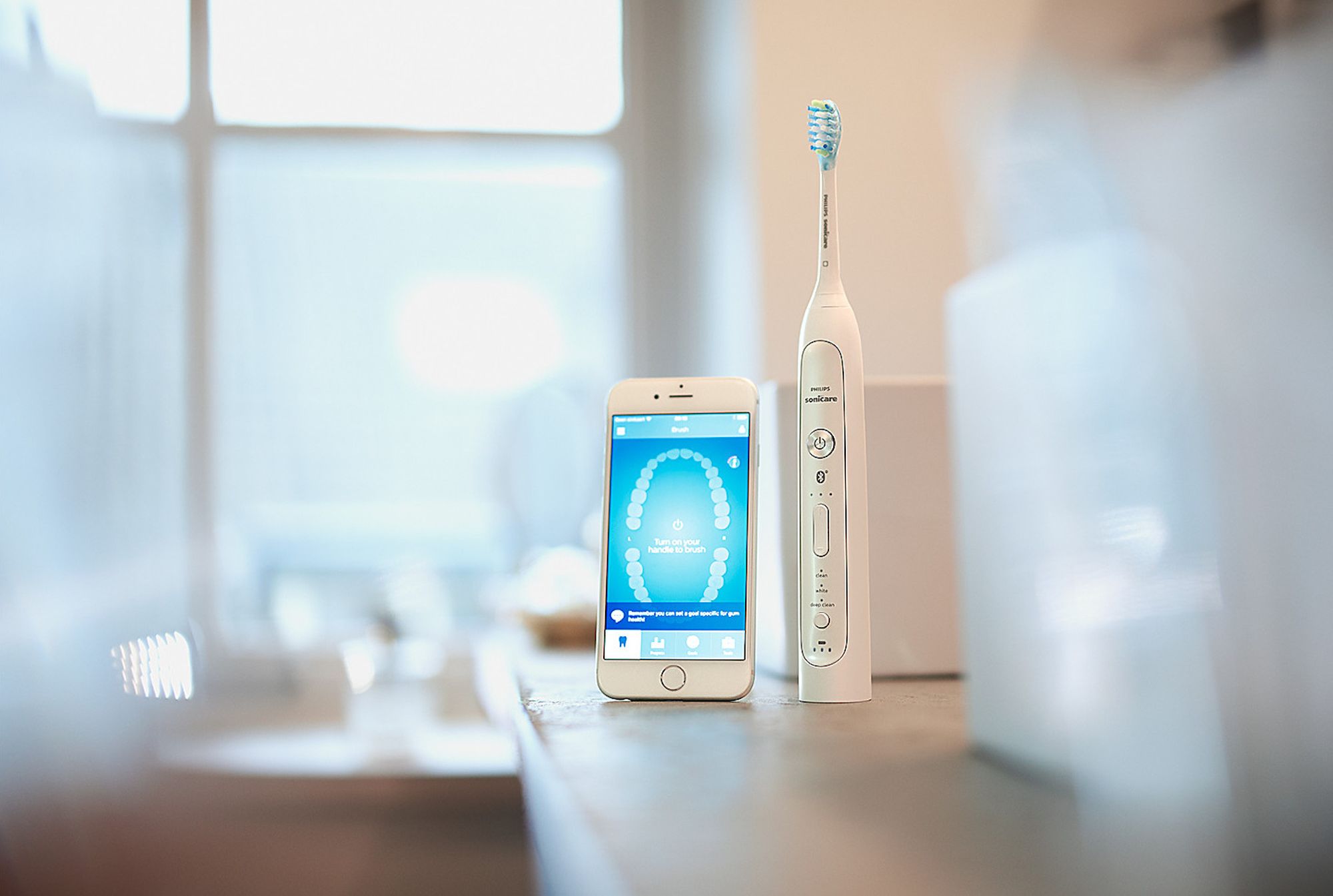 electric toothbrush that connects to phone