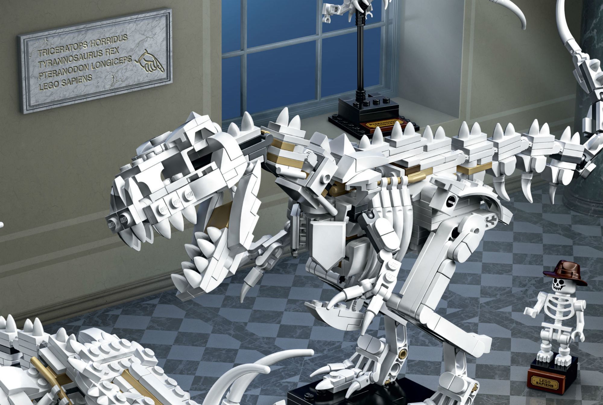 lego t rex skeleton