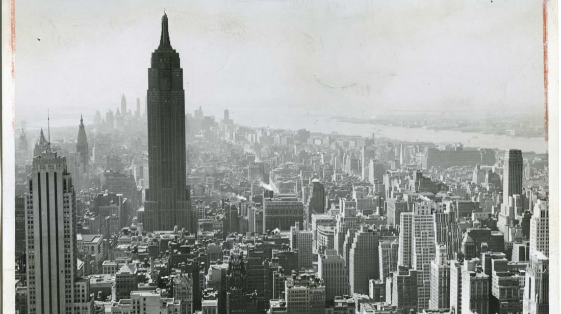The Empire State Building had less competition in 1945.