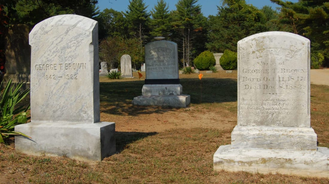 The Brown family was involved in New England’s vampire panic.