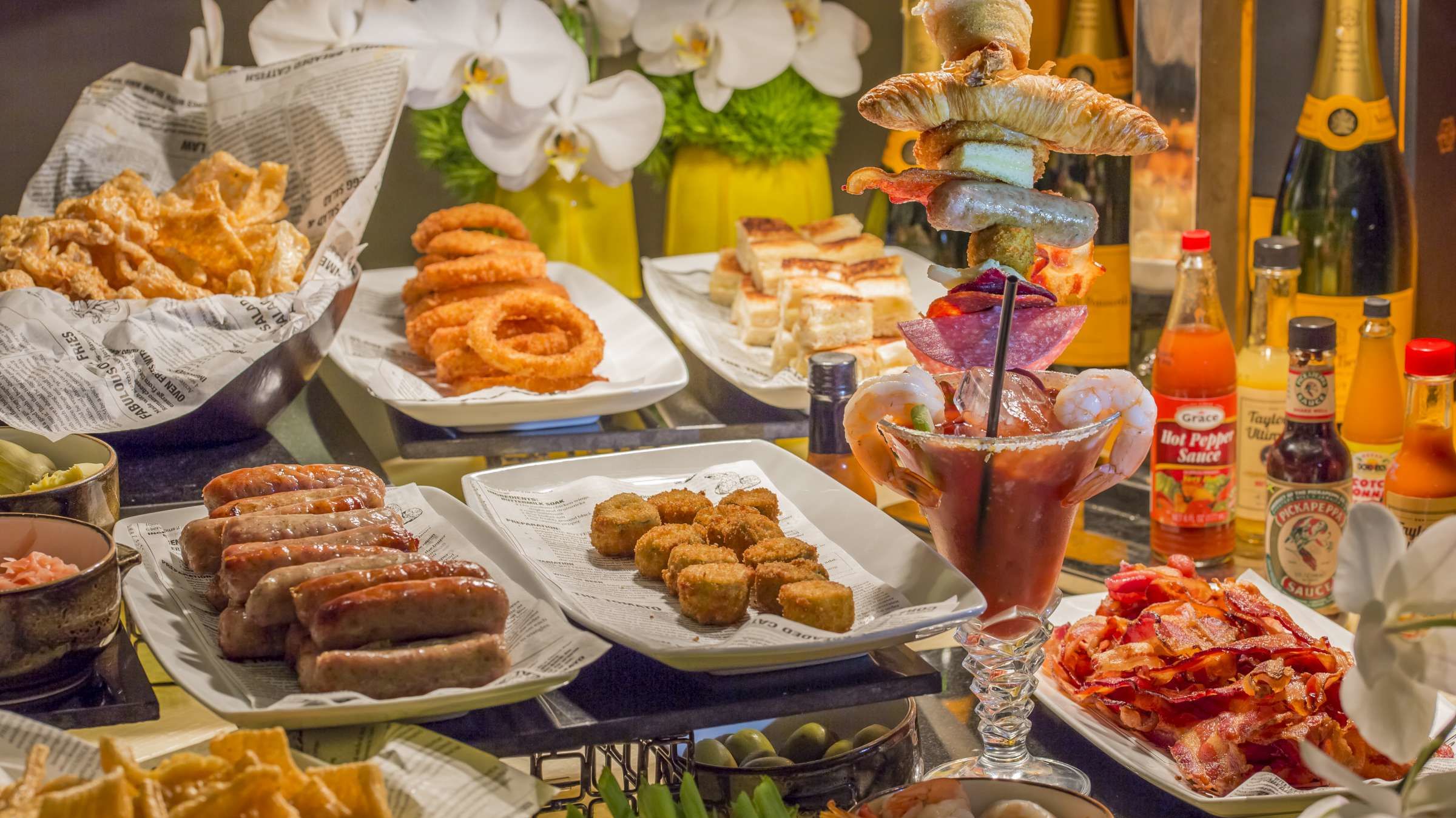 Bottomless Bloody Mary Bar in Naples, Florida. Mental Floss