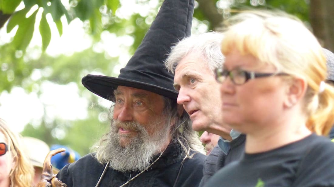 Christchurch's wizard, Ian Brackenbury Channell, in 2012.