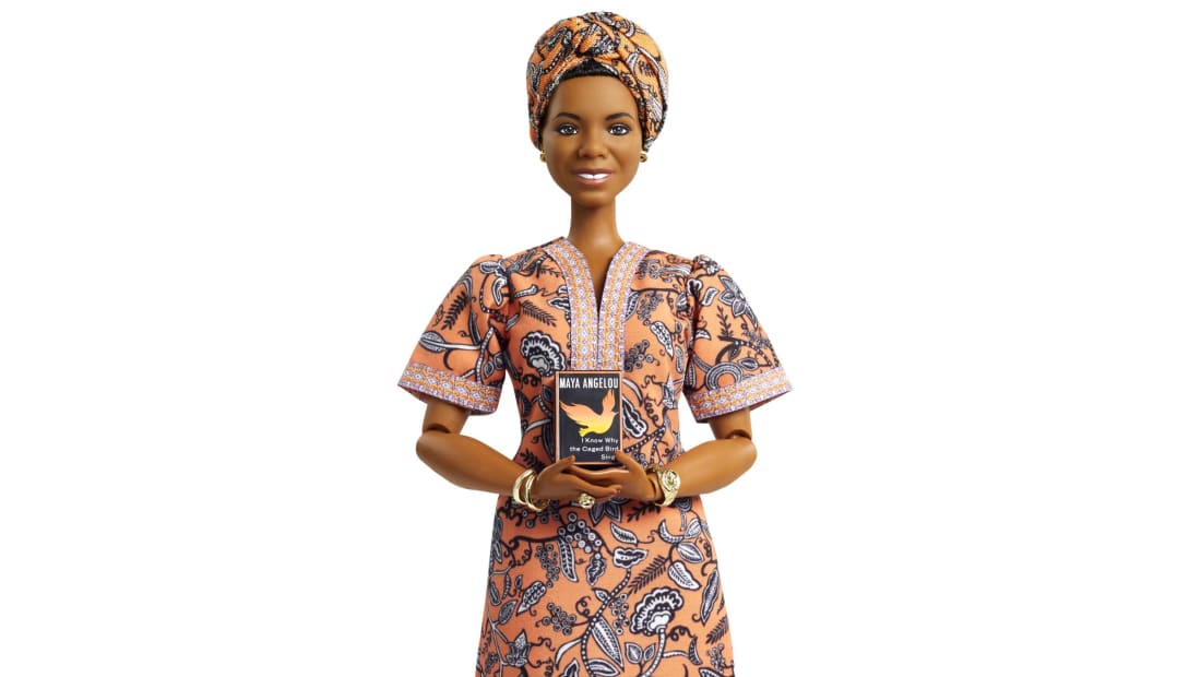 Maya Angelou in Barbie form.