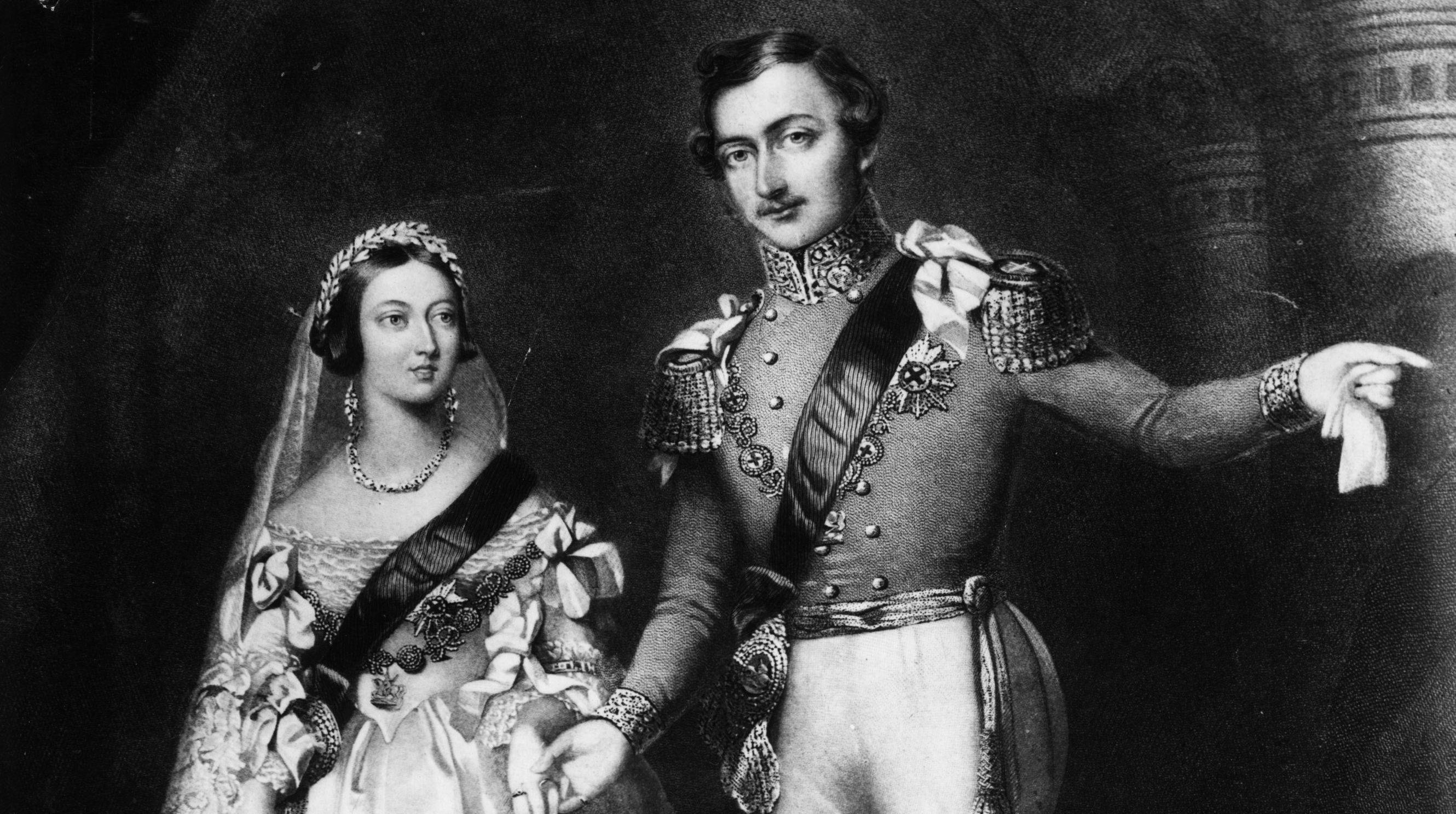 queen victoria white dress