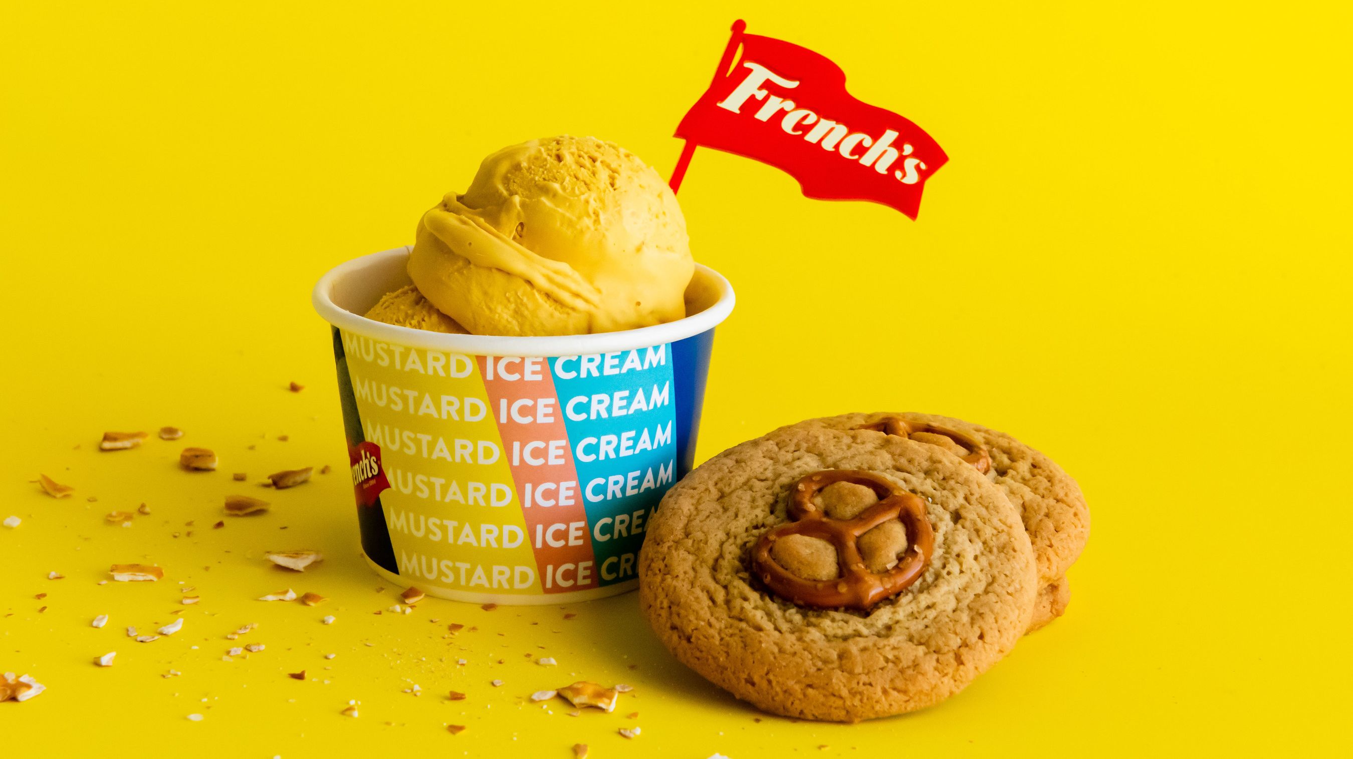 Coolhaus Is Serving French’s Mustard Ice Cream This Week In Honor of