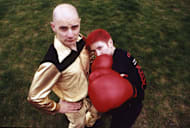 Chumbawamba's Danbert Nobacon and June Abbott in 1992.