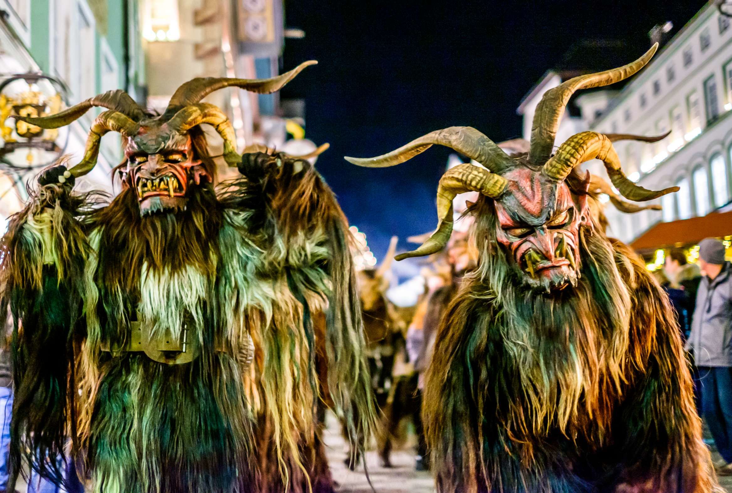 Krampus Demon Brown Hoof Shoe Covers