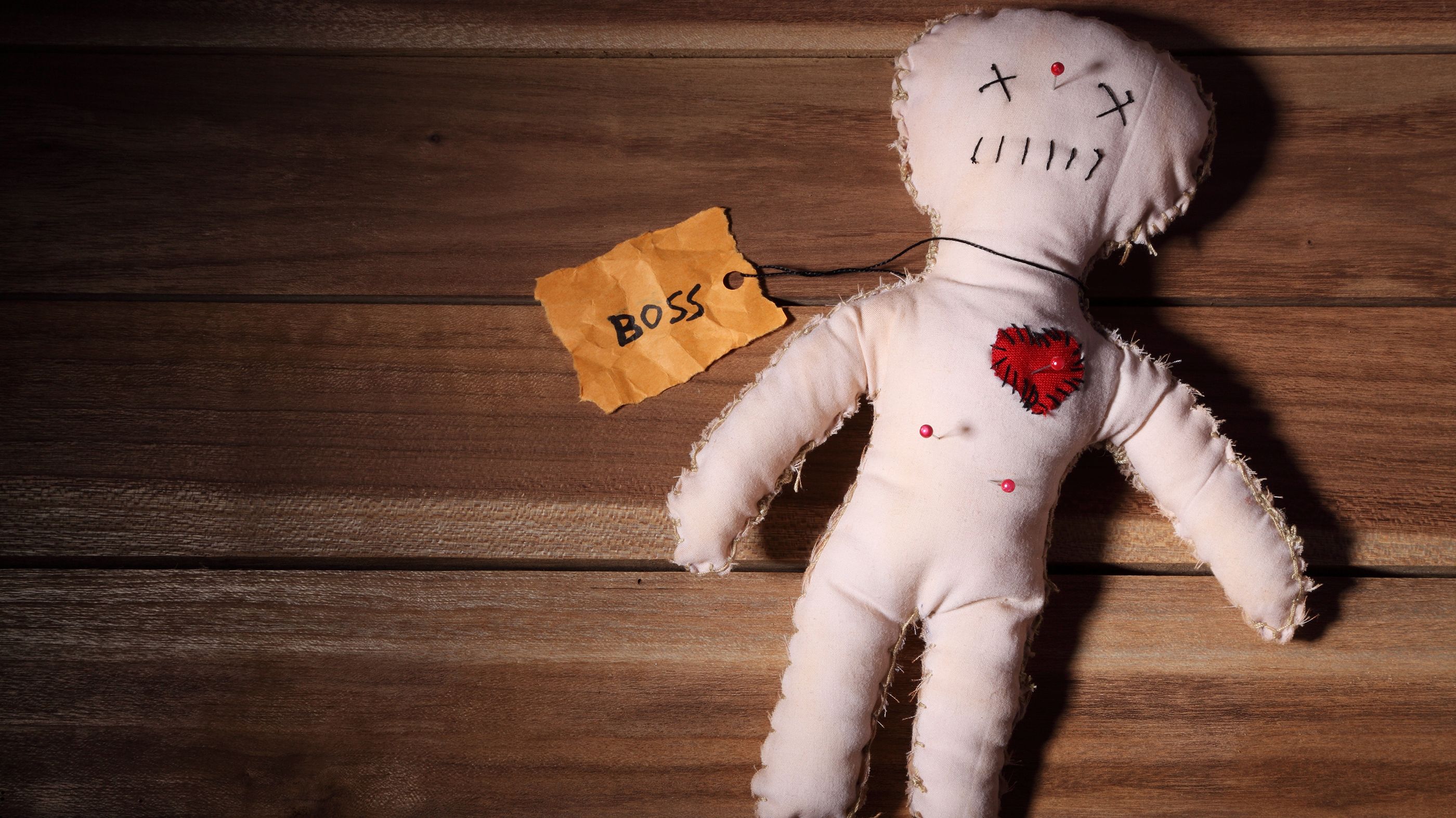office voodoo doll