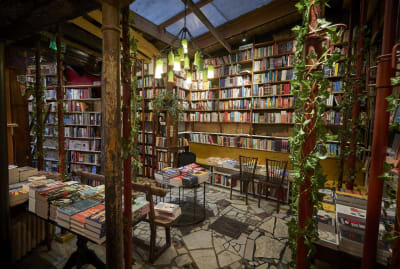 Shakespeare and Company in Paris.