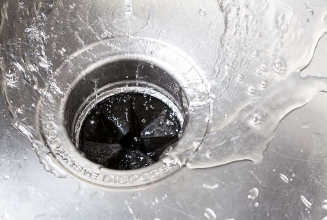 Garbage disposals use centrical force to pulverize food 