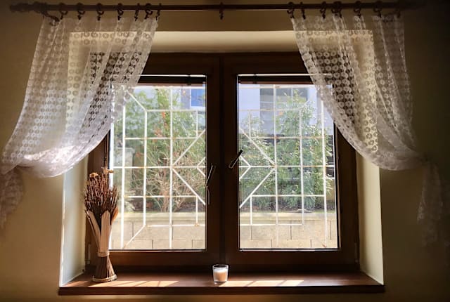 A perfect view for zoning out on a Zoom call.