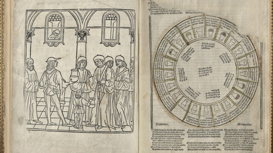 A urine wheel from Fasciculus Medicinae