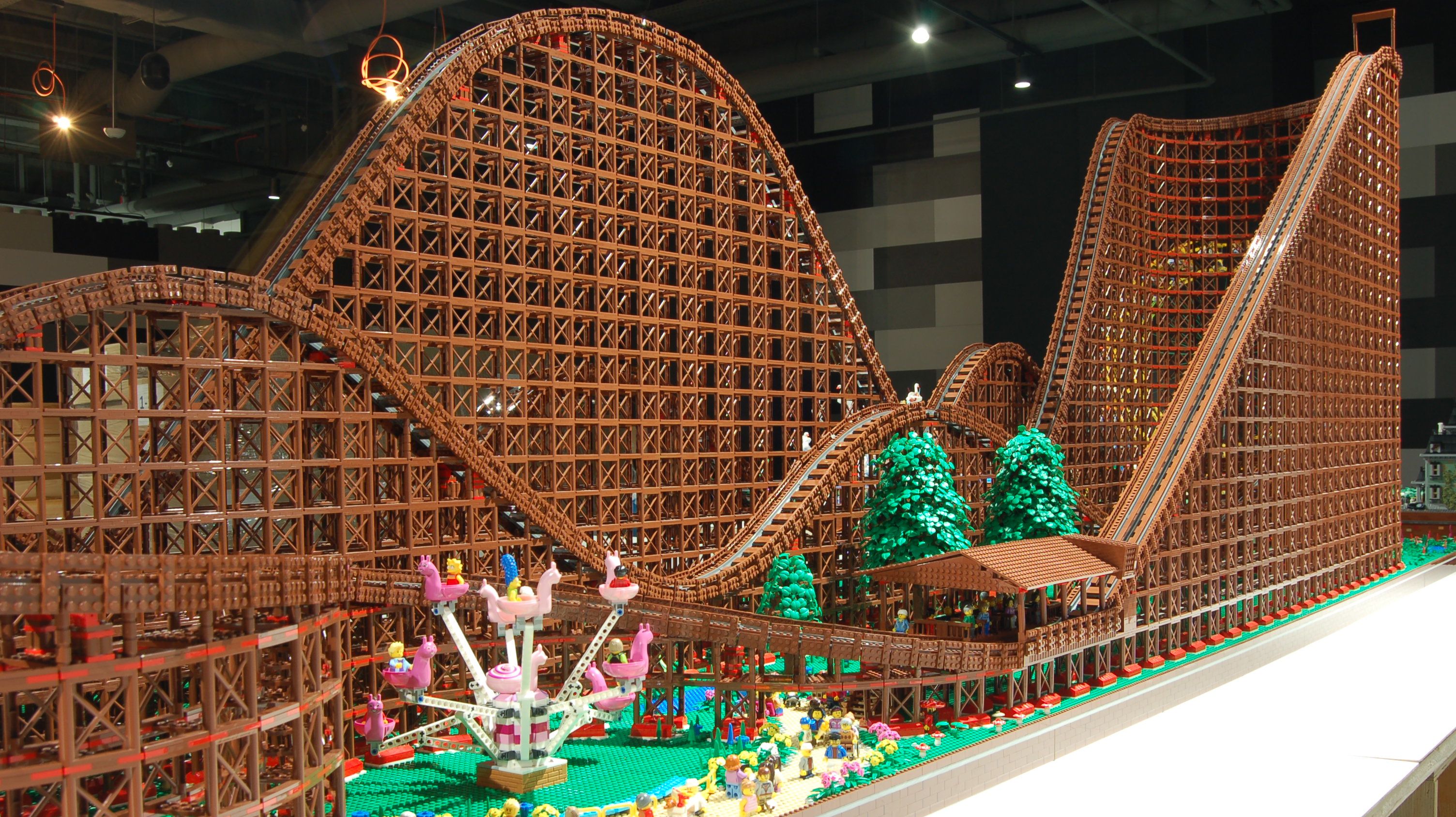 Take a Virtual Ride on This 90,000-Piece LEGO Roller Coaster | Mental Floss