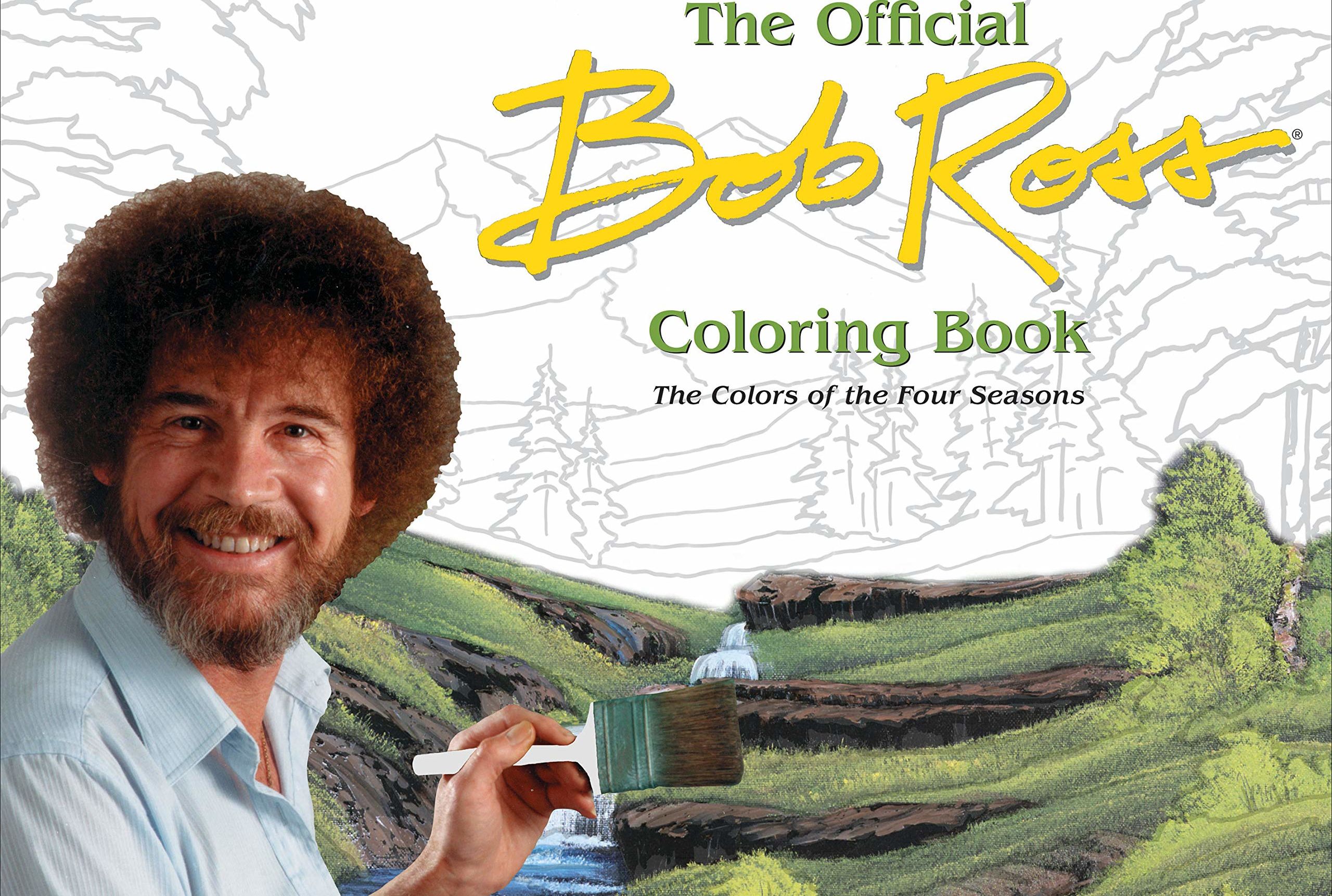 Rejoice The Official Bob Ross Coloring Book Is Getting A Sequel
