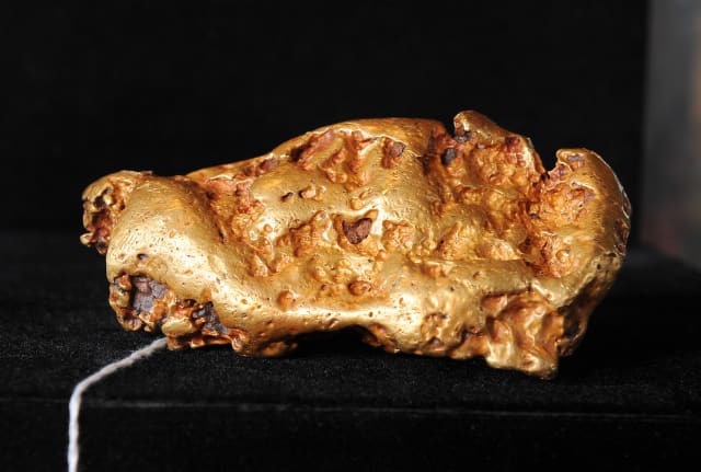 This 6.5-pound gold nugget was sold at auction in 2010.