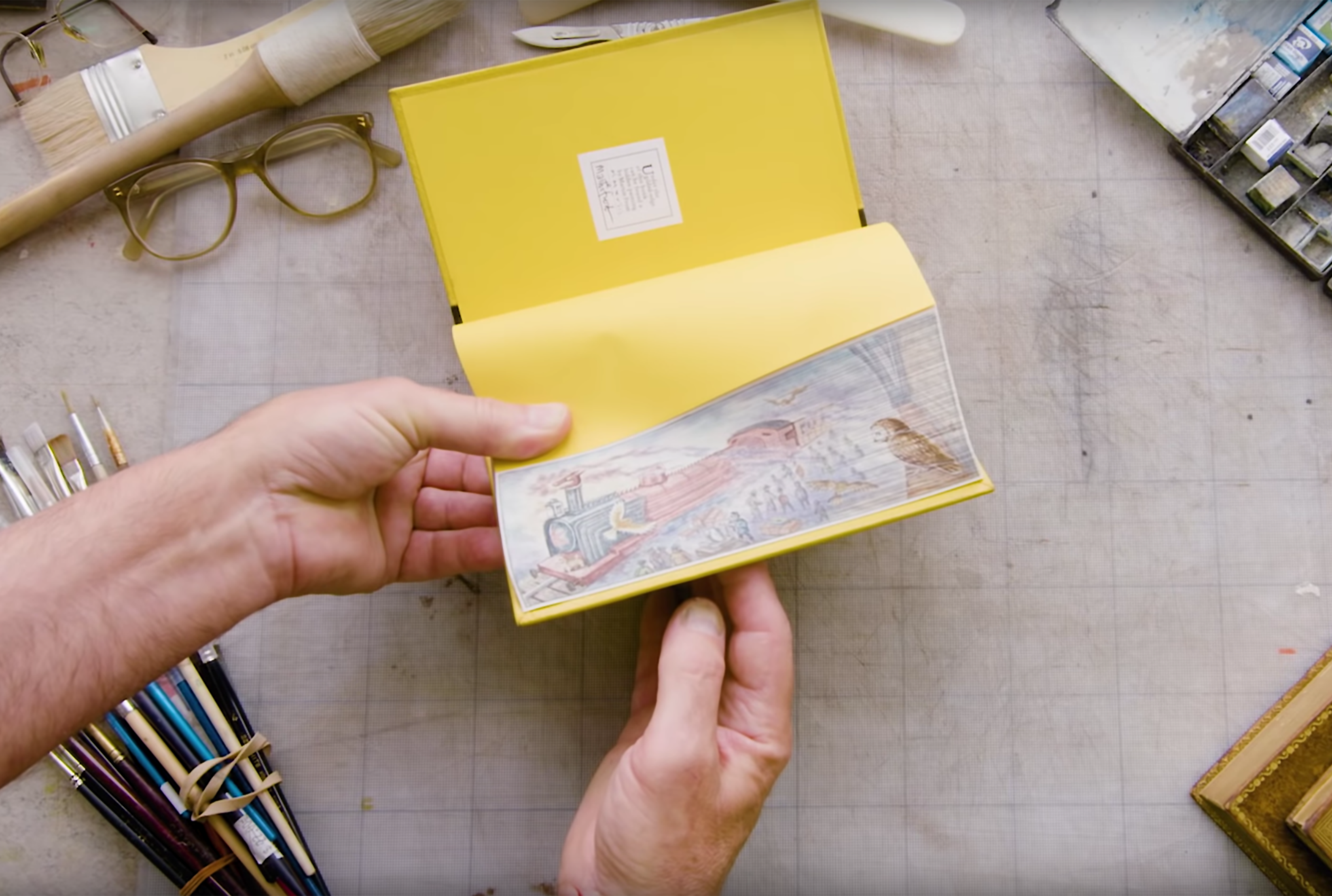 See The Secret Paintings Hidden In Gilded Books Mental Floss