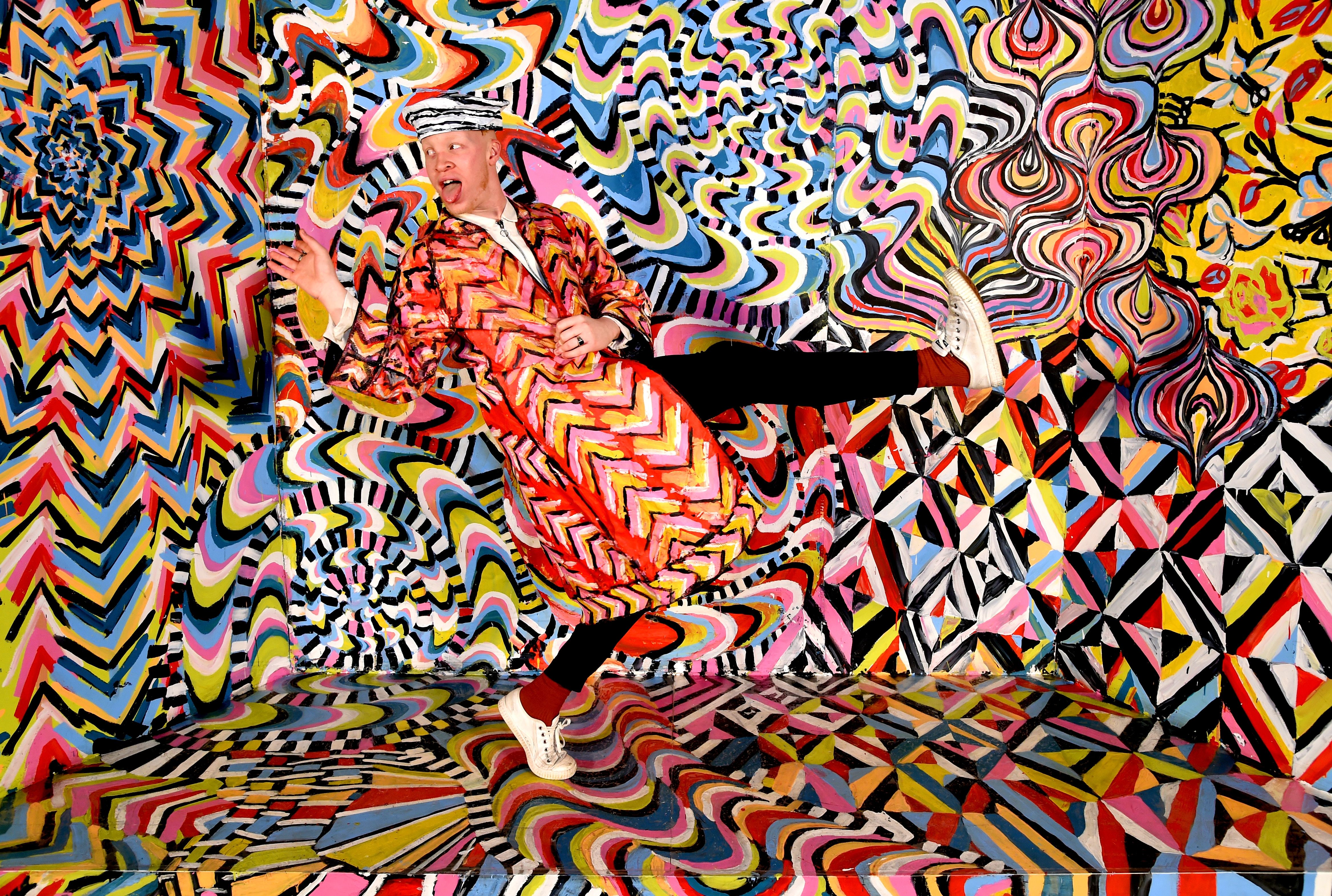 Please Touch This Trippy Installation Lets You Walk All Over Art