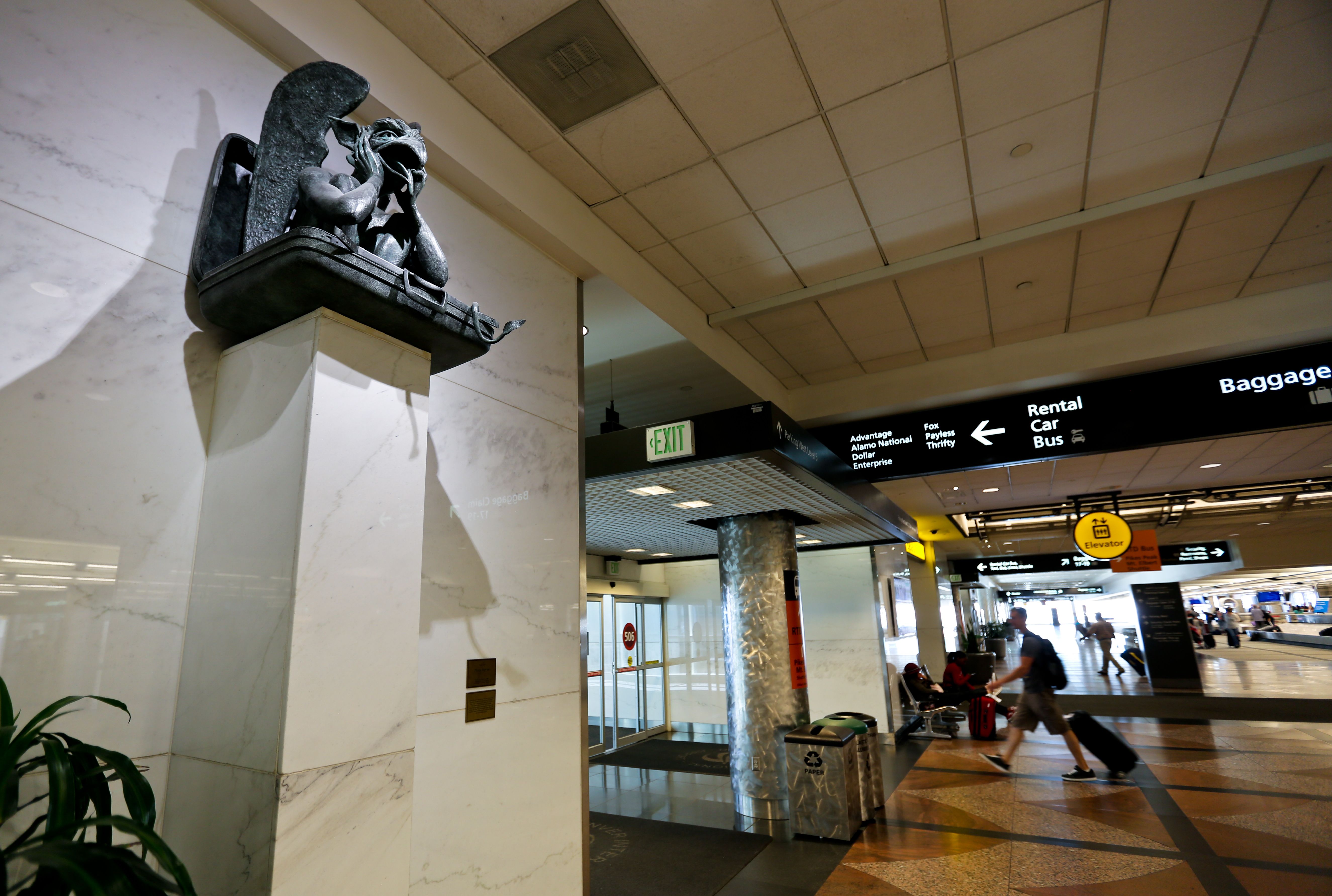 Denver International Airport Installs Talking Gargoyle As A Nod To Conspiracy Theories Mental Floss