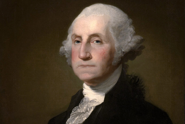 Did george washington wear a powdered wig
