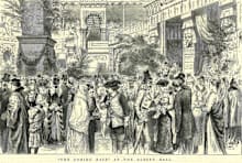  An illustration of the Vril-Ya Bazaar and Fete.