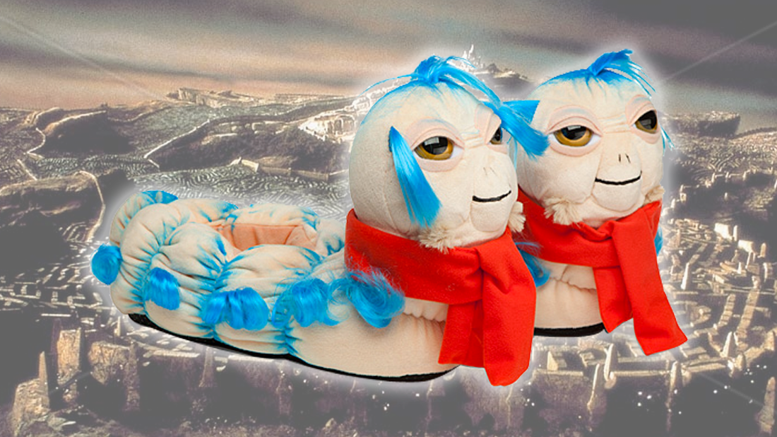 labyrinth ello worm slippers