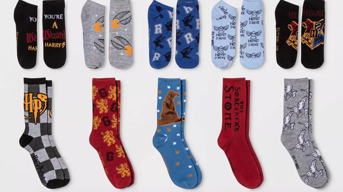 Harry Potter Advent Calendar Socks - Printable Word Searches