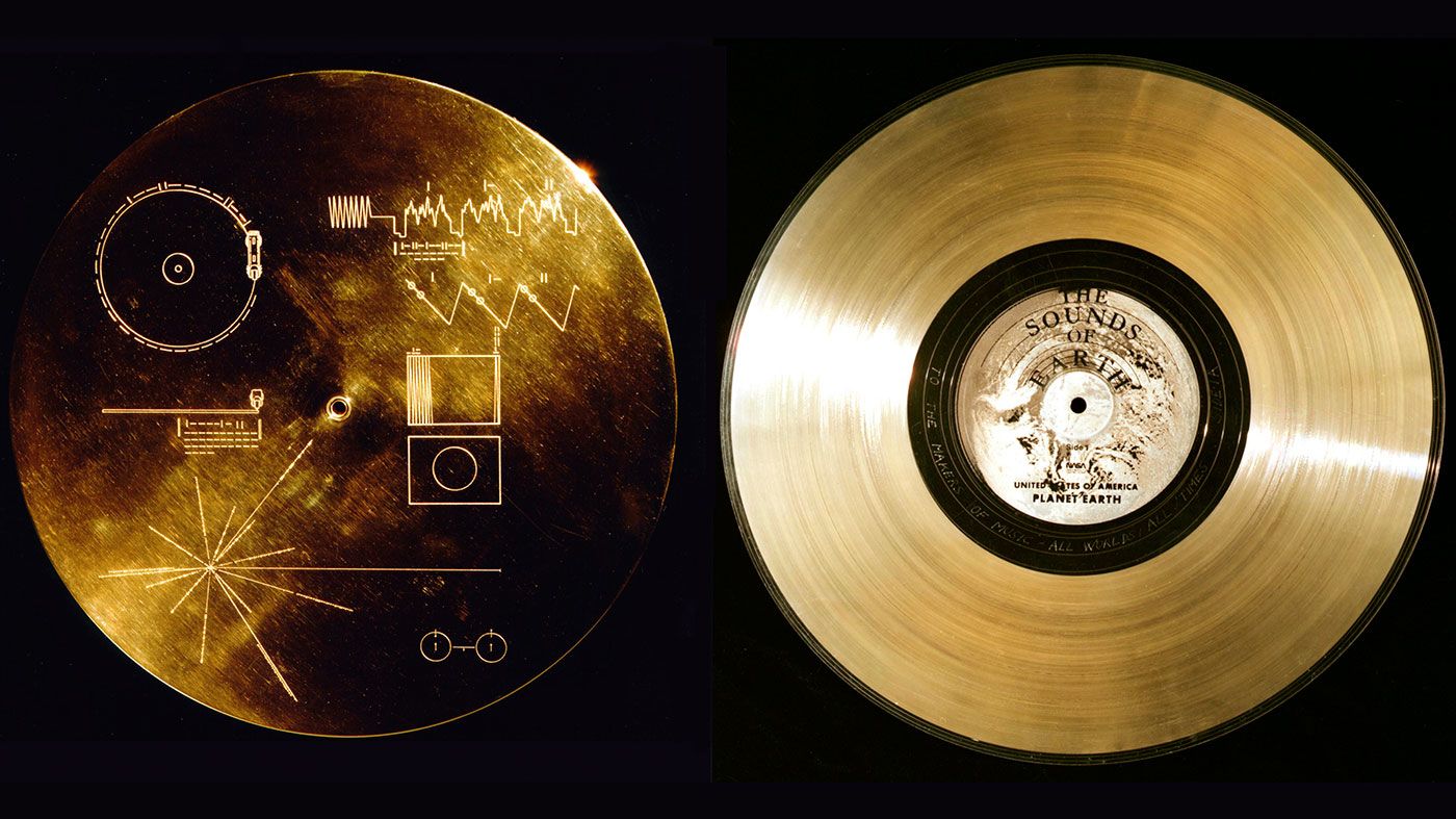 golden record on the voyager