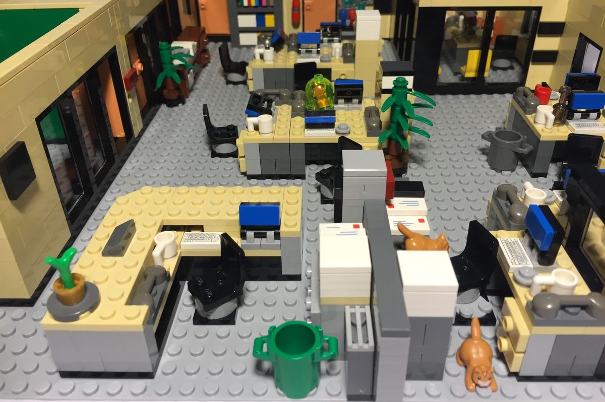 The Office Dunder Mifflin Scranton Branch Construction Set Toy Figures Playsets Playsets