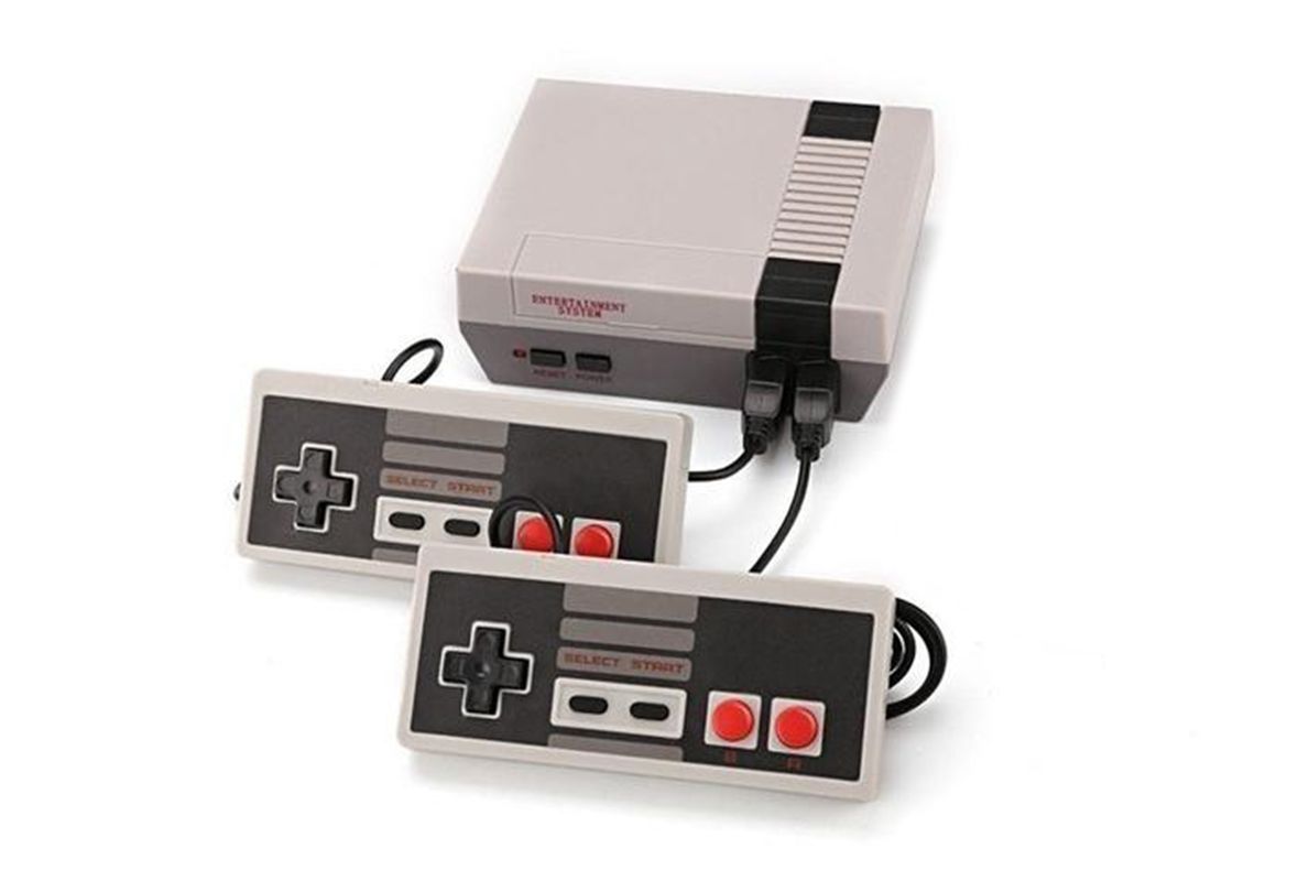 old school video game console